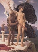 Alma-Tadema, Sir Lawrence Frederic Leighton,Daedalus and Icarus (mk23) painting